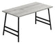 TABLE DE SALON - 40"L / GRIS / METAL NOIR / #MO3791