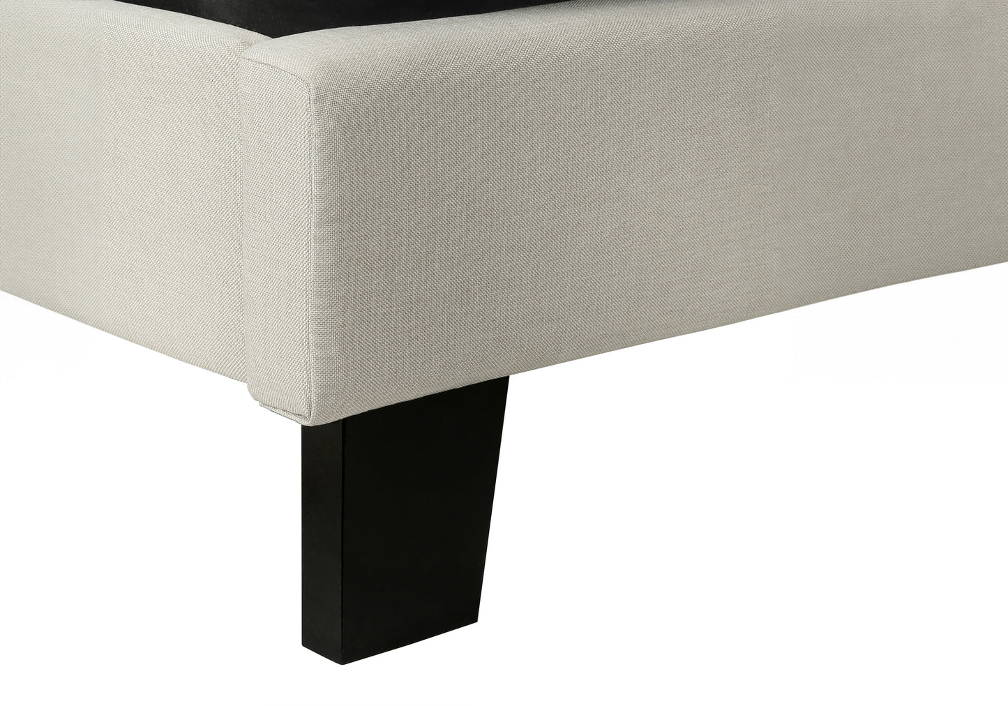 Lit Queen Complet / Tissu Beige / #MO5605