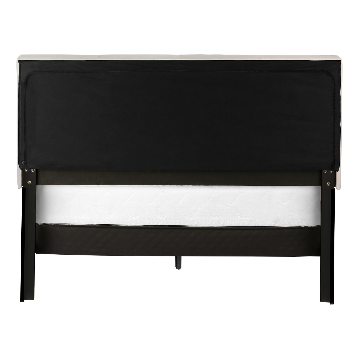 Lit Queen Complet/ Tissu Beige / #MO6026Q