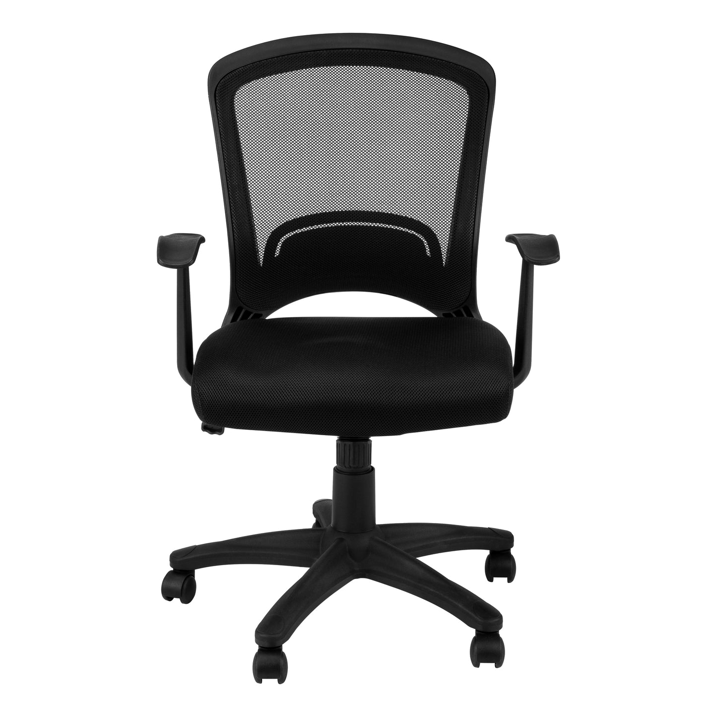 Chaise de Bureau - Mèche Noir Mi- Dossier / Multi-Position / #MO7265