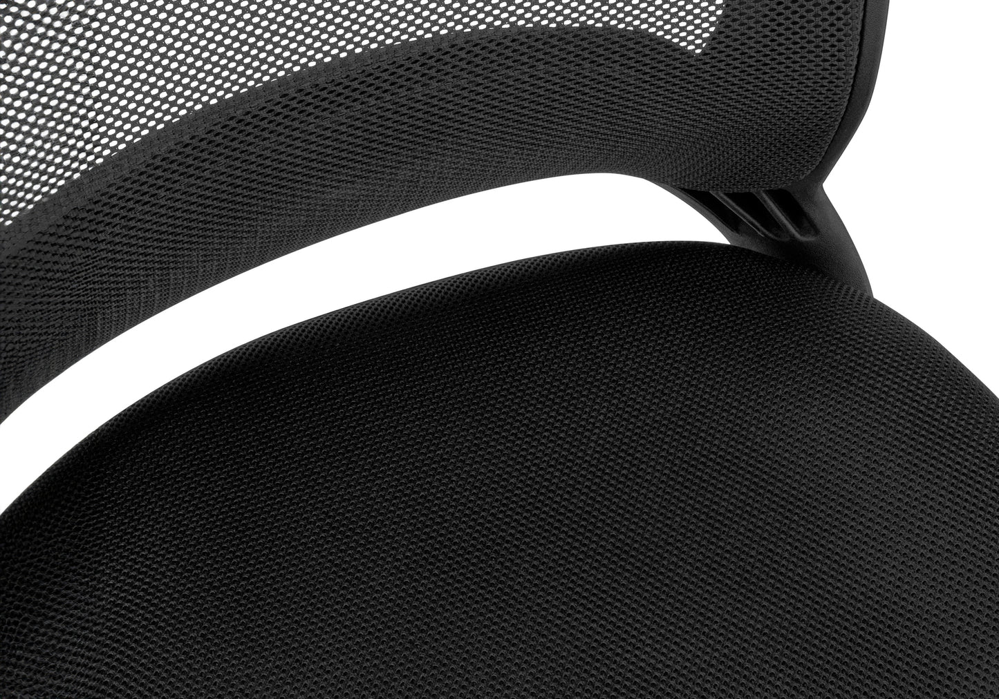Chaise de Bureau - Mèche Noir Mi- Dossier / Multi-Position / #MO7265