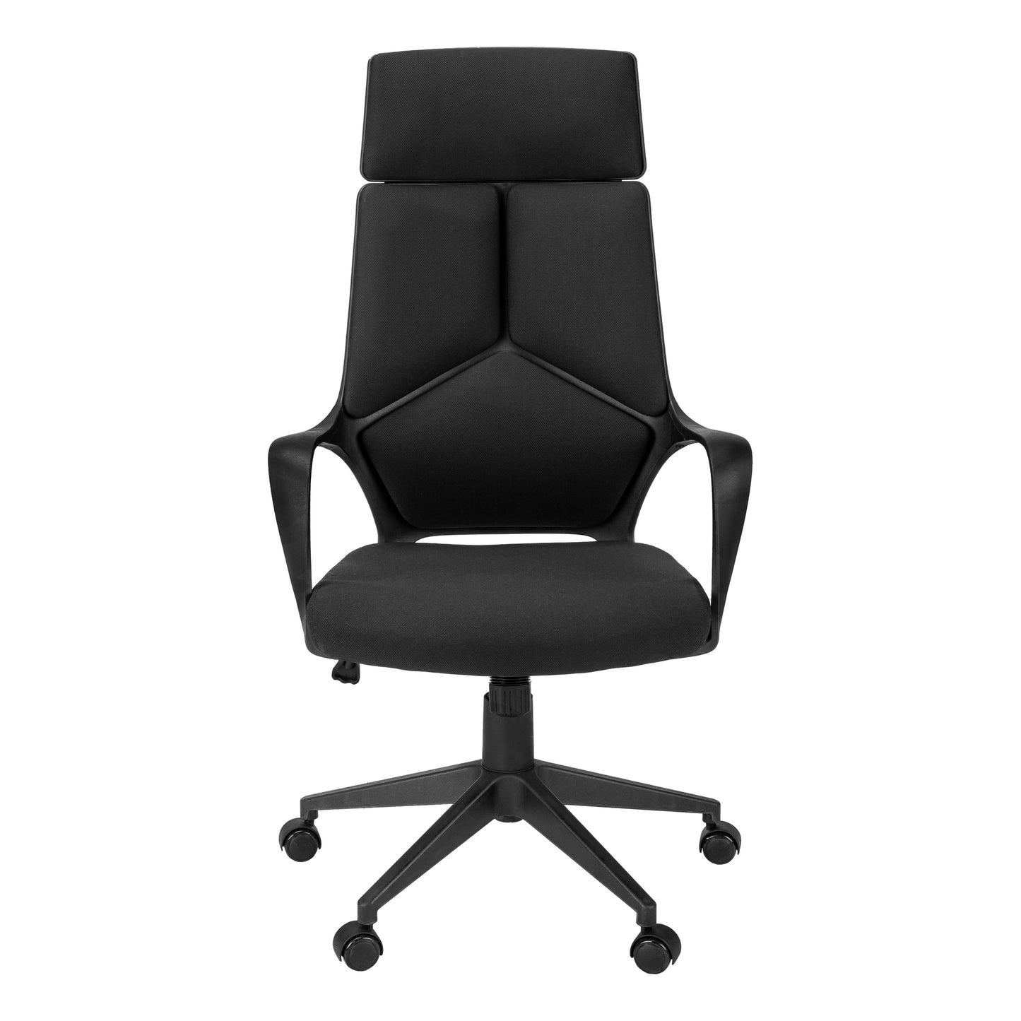 Chaise de Bureau - Noir / Tissu / Dossier Exécutif / #MO7272