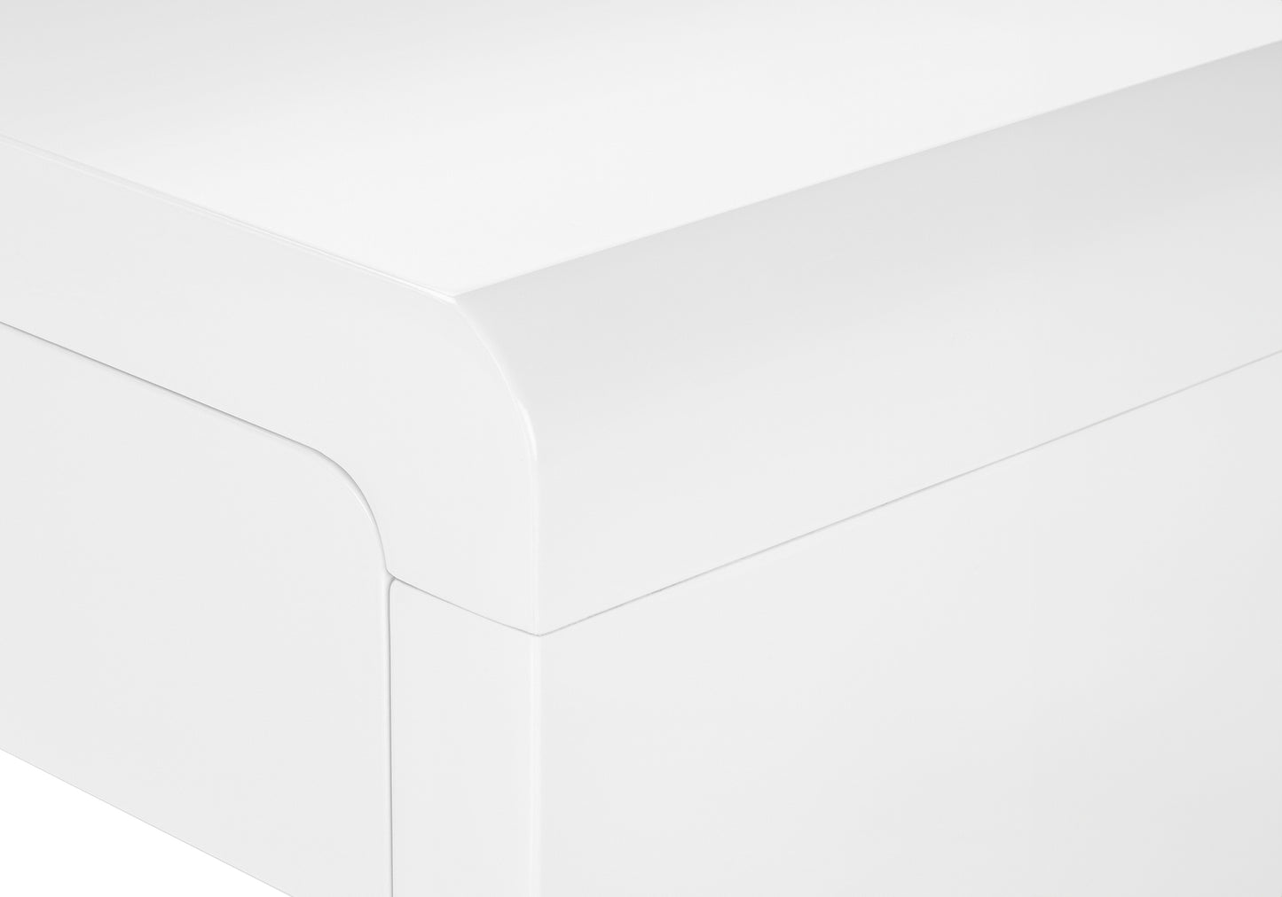 Bureau - 70"L / Blanc Lustré / Tiroir Coté Droite / Gauche / #MO7582