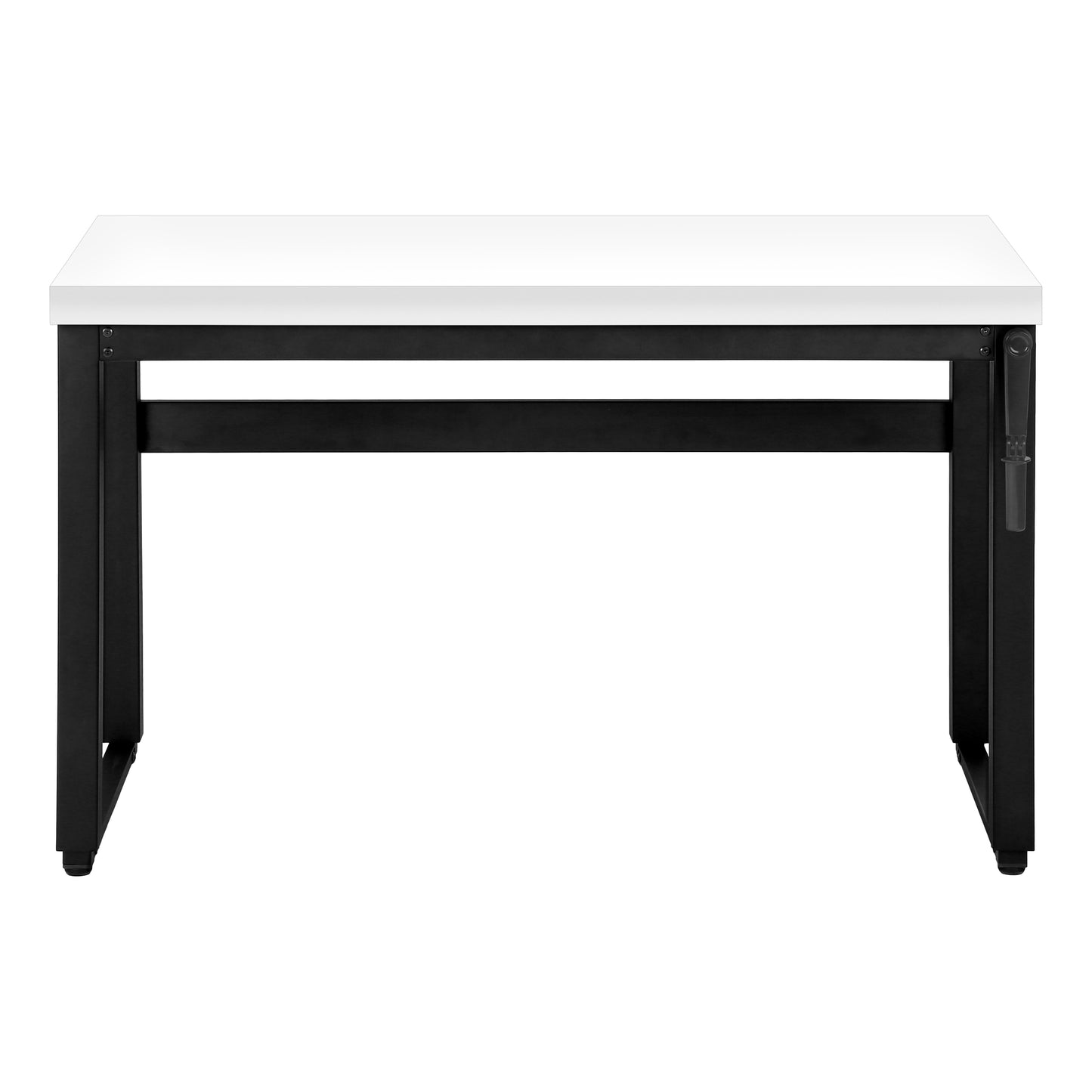 Bureau - 48"L / Hauteur Ajustable / Base Métal Noir / #MO7681