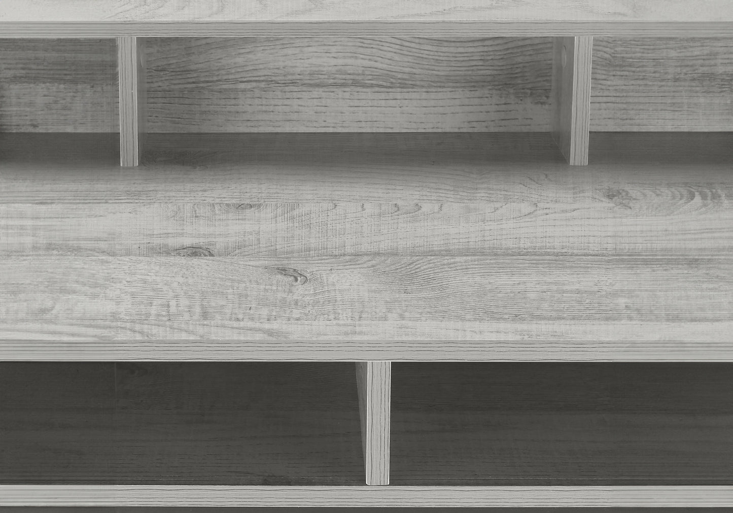 Bureau - 48"L / Apparence Bois / Base Métal Noir Hauteur Debout / #MO7703