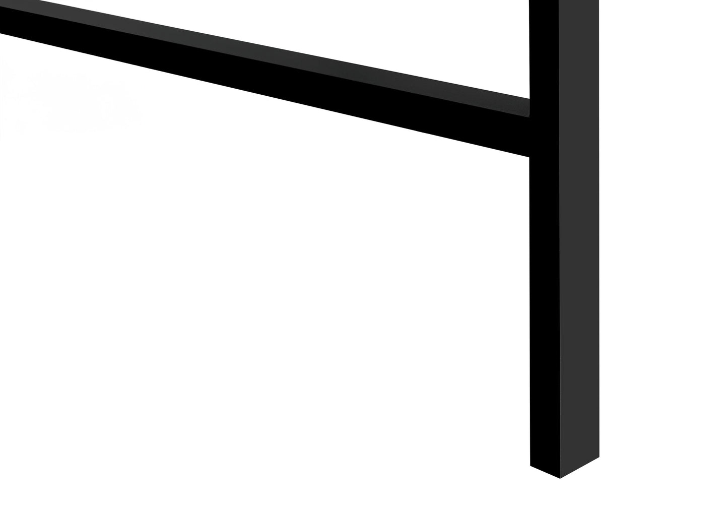 Bureau - 48"L / Apparence Bois / Base Métal Noir Hauteur Debout / #MO7703