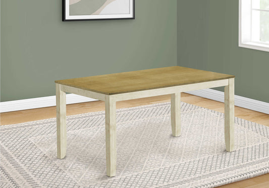 Table de Cuisine- 60'' / Bois Plaqué Antique Blanc / MO1335