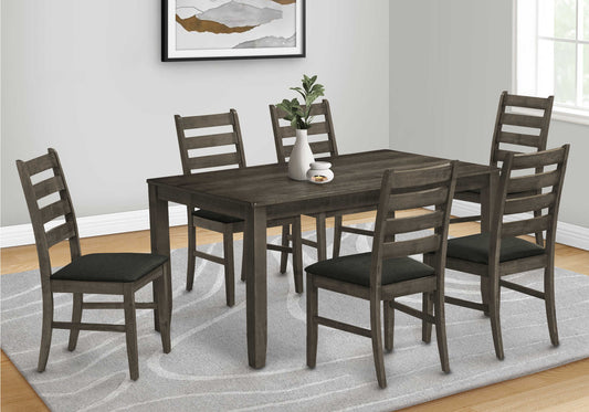 Table de Cuisine- 60'' / Bois Plaqué Antique Gris / MO1346