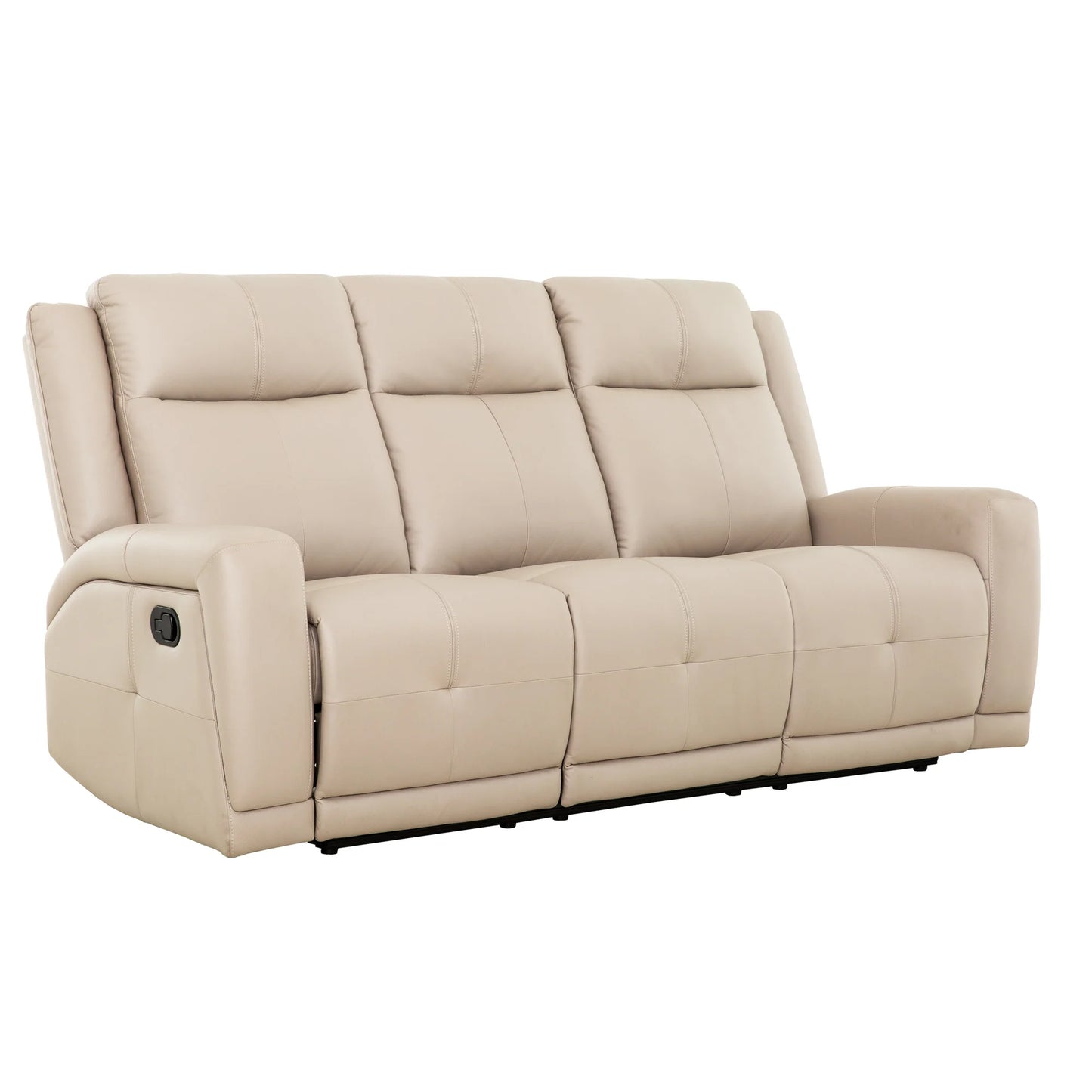 Sofa Inclinable Beige / Polyester / Igor