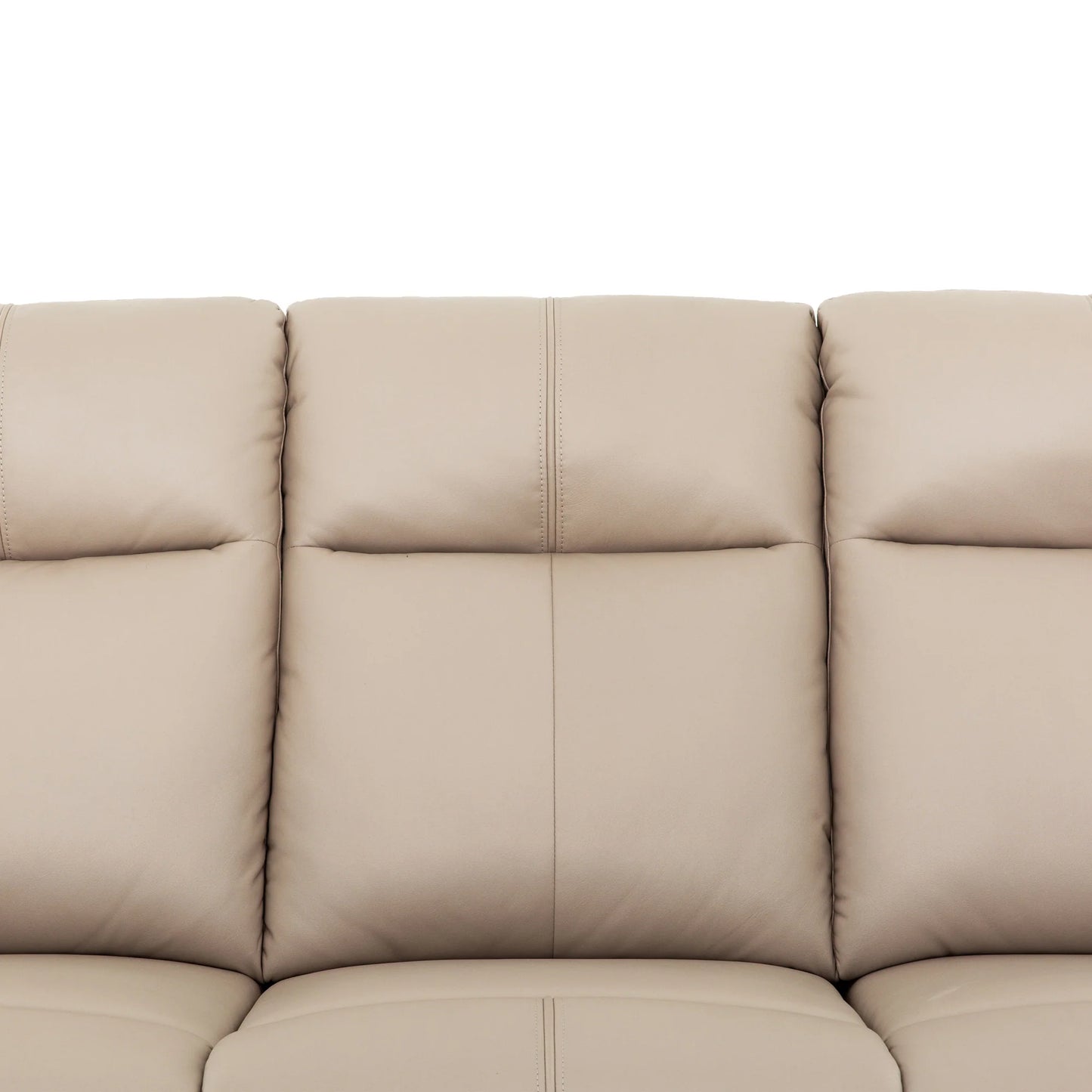 Sofa Inclinable Beige / Polyester / Igor