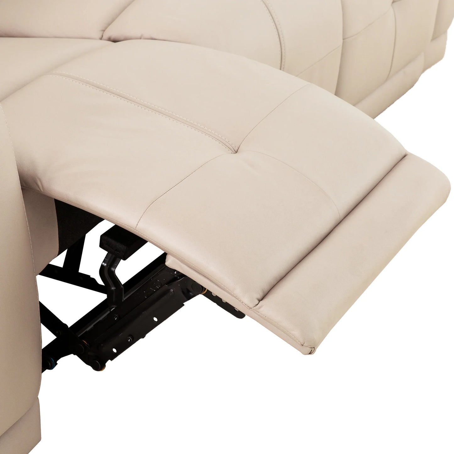 Sofa Inclinable Beige / Polyester / Igor