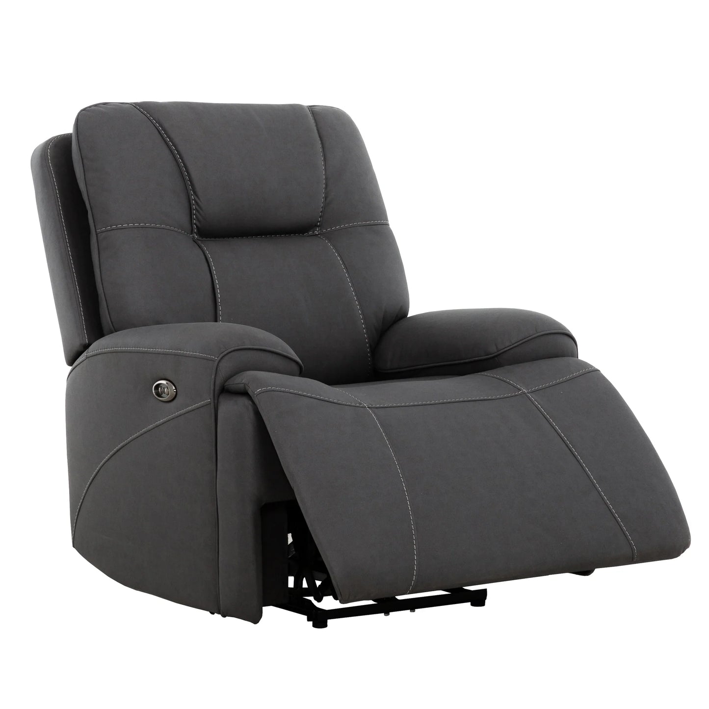 Chaise Inclinable Charcoal / Électrique / Polyester / Kirke