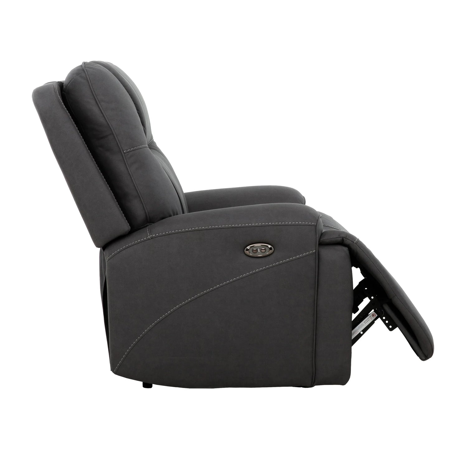 Chaise Inclinable Charcoal / Électrique / Polyester / Kirke