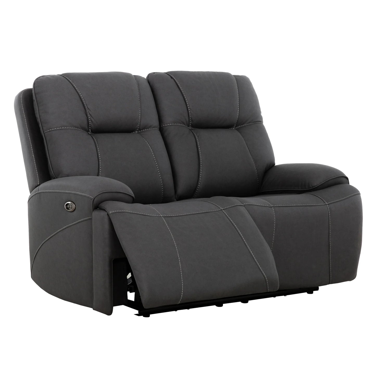 Causeuse Inclinable Charcoal / Électrique / Polyester / Kirke