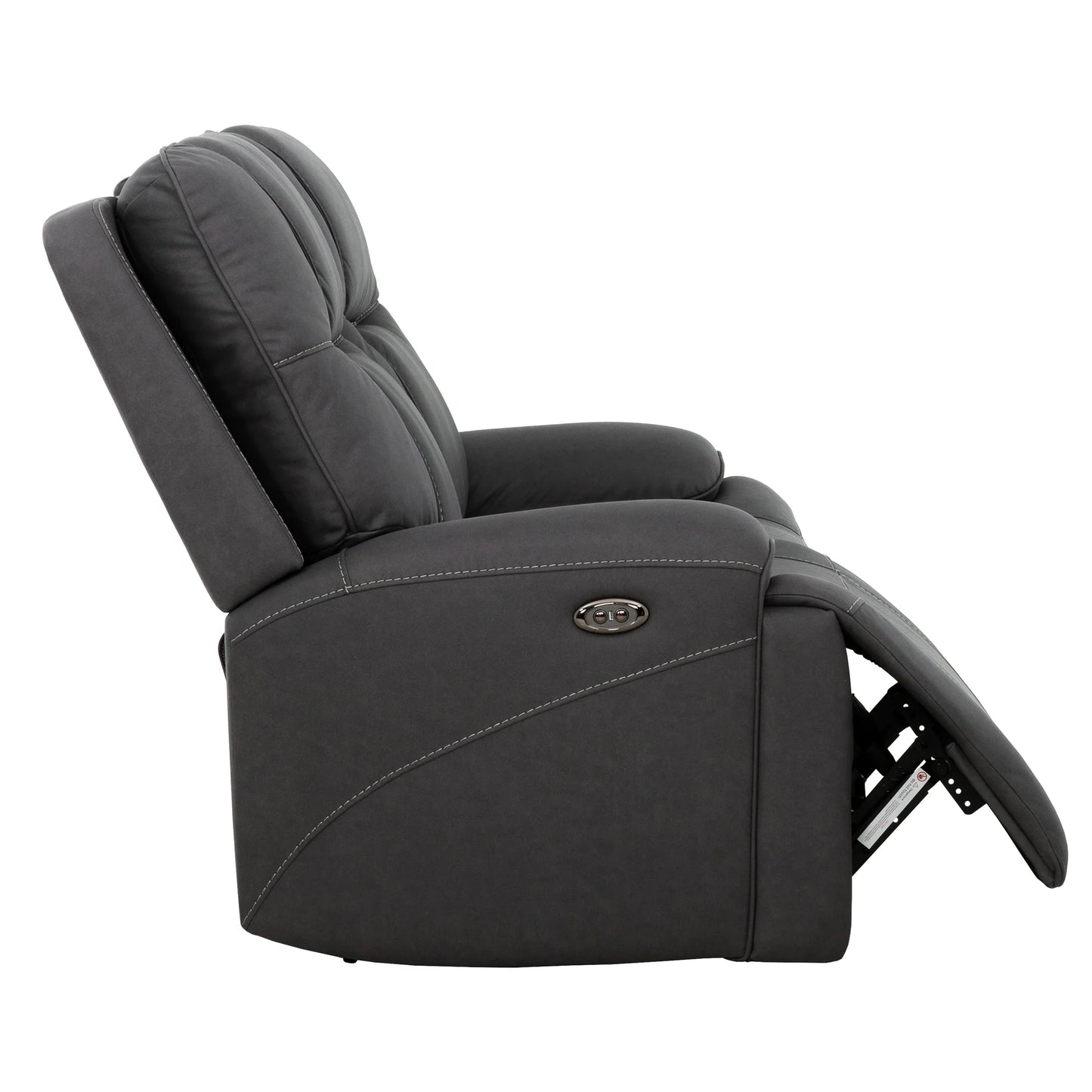 Causeuse Inclinable Charcoal / Électrique / Polyester / Kirke
