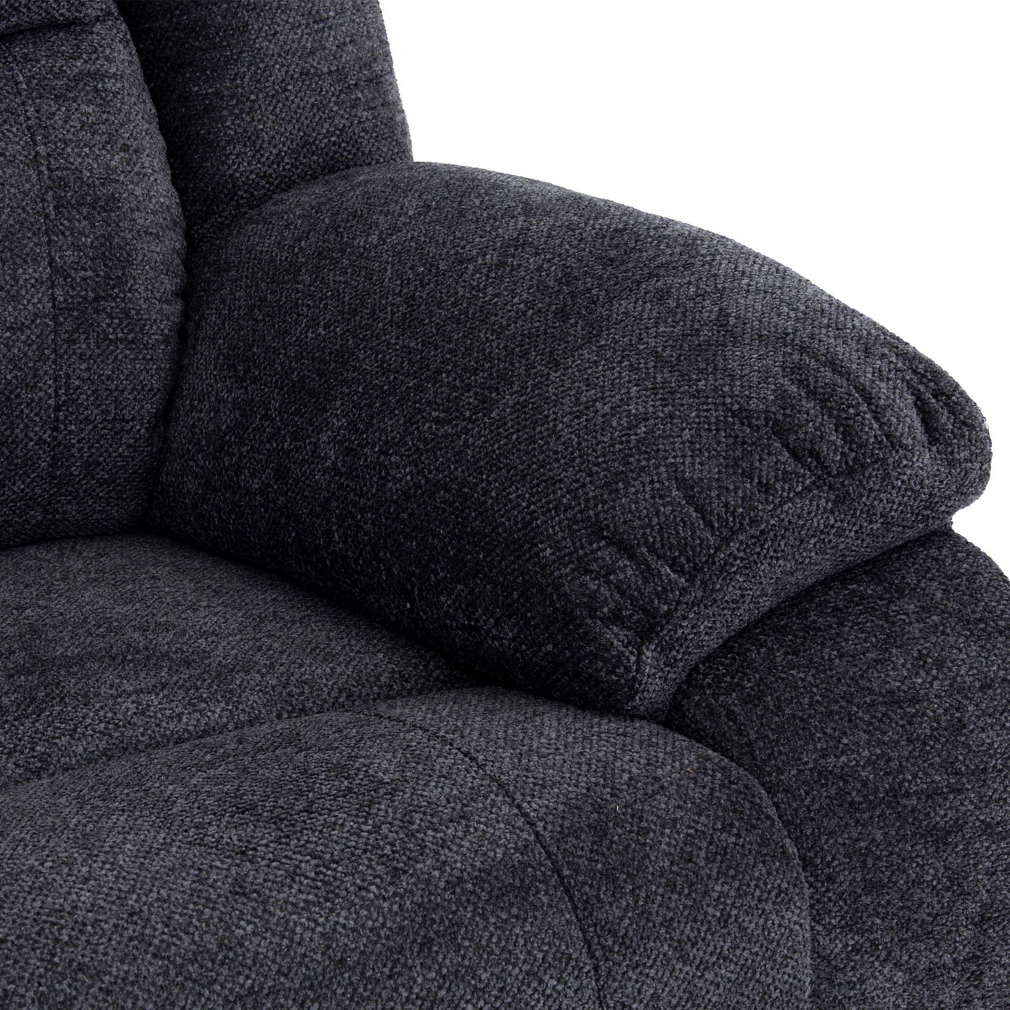 Chaise Inclinable Gris Foncé / Polyester / Matthews