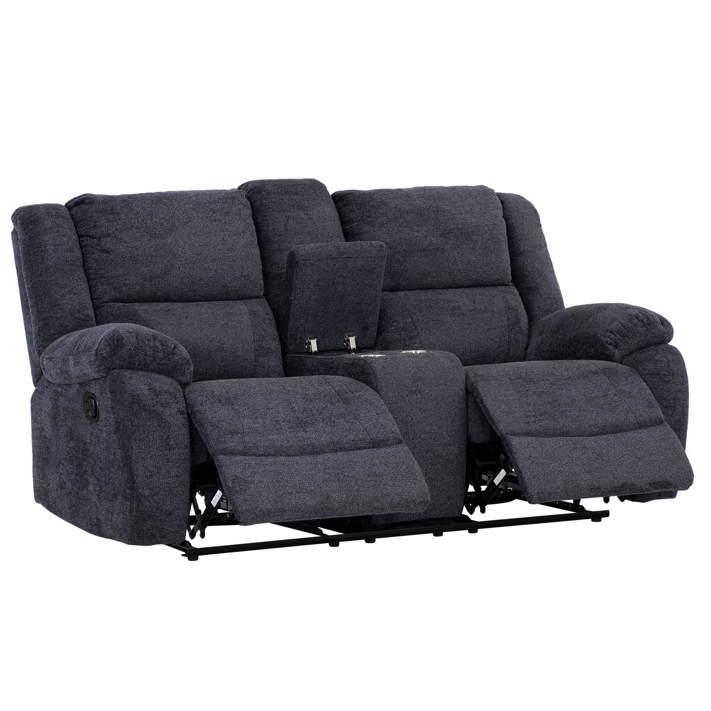 Causeuse Inclinable Gris Foncé / Polyester / Matthews