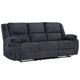 Sofa Inclinable Gris Foncé / Polyester / Matthews
