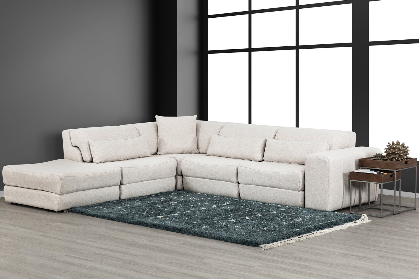 Sofa Sectionnel Modulaire Tally | Crème |
