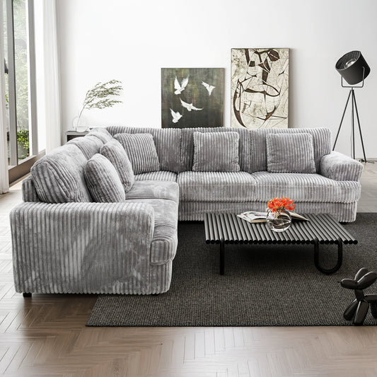 Tanya / Sofa Sectionnel en Coin / Gris