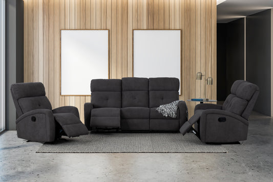 Ensemble de Sofa York3 Collection Casual Living | Gris Foncé |