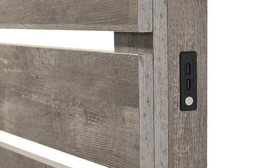 Charlotte / Ensemble de Chambre à Coucher / 6 Morceaux / Gris