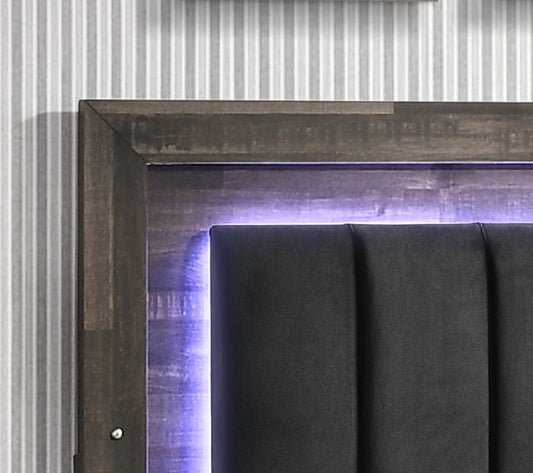 Athens / Ensemble de Chambre à Coucher / 6 morceaux / Gris Foncé