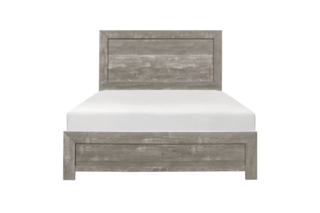 Ensemble de Chambre à Coucher Gris Apparence Bois MA1534/ 5 Morceaux