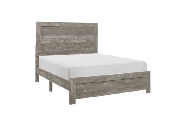 Ensemble de Chambre à Coucher Gris Apparence Bois MA1534/ 5 Morceaux