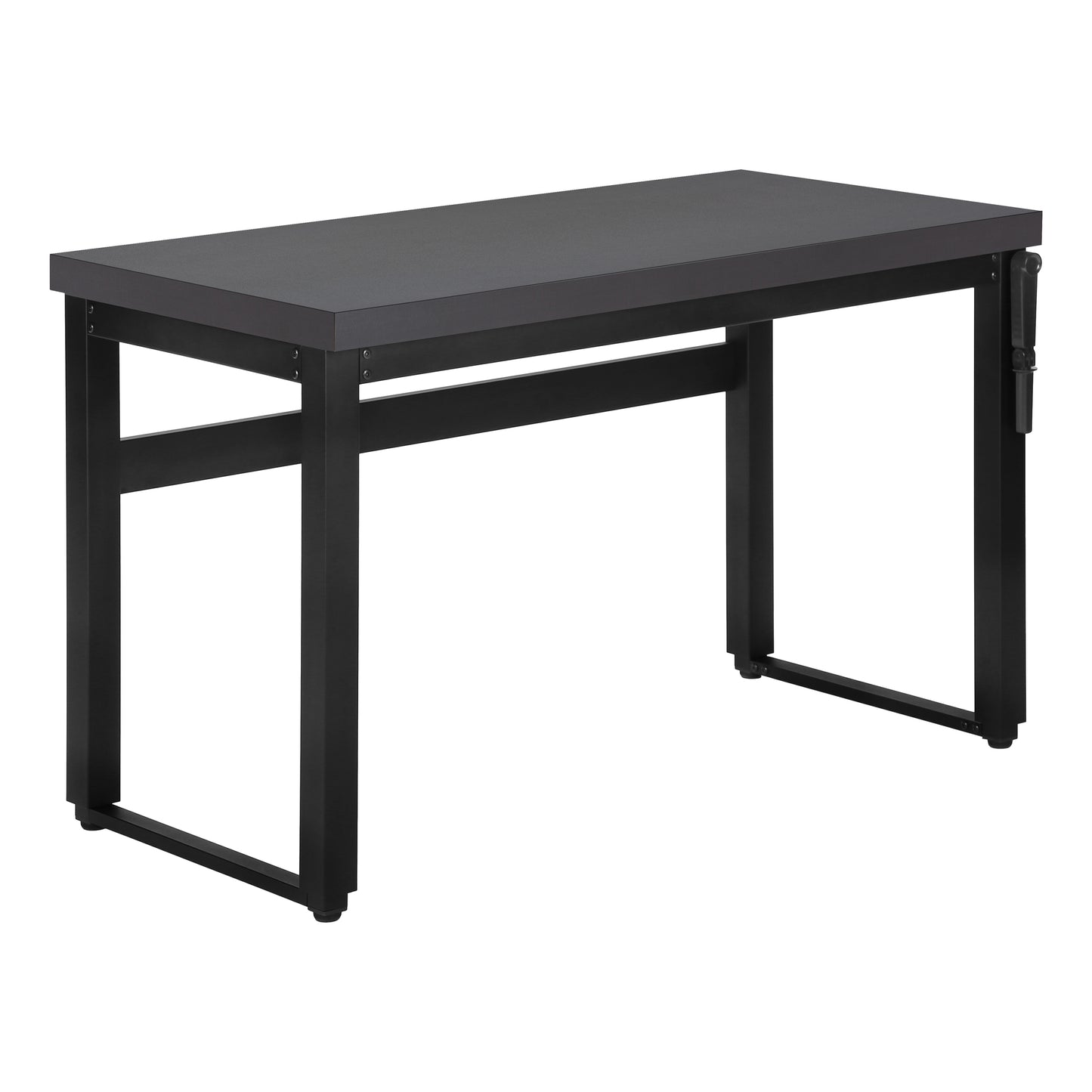 Bureau - 48"L / Hauteur Ajustable / Base Métal Noir / #MO7681