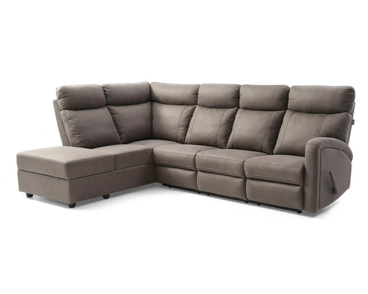 Sofa Sectionnel Inclinable/ Bordeaux