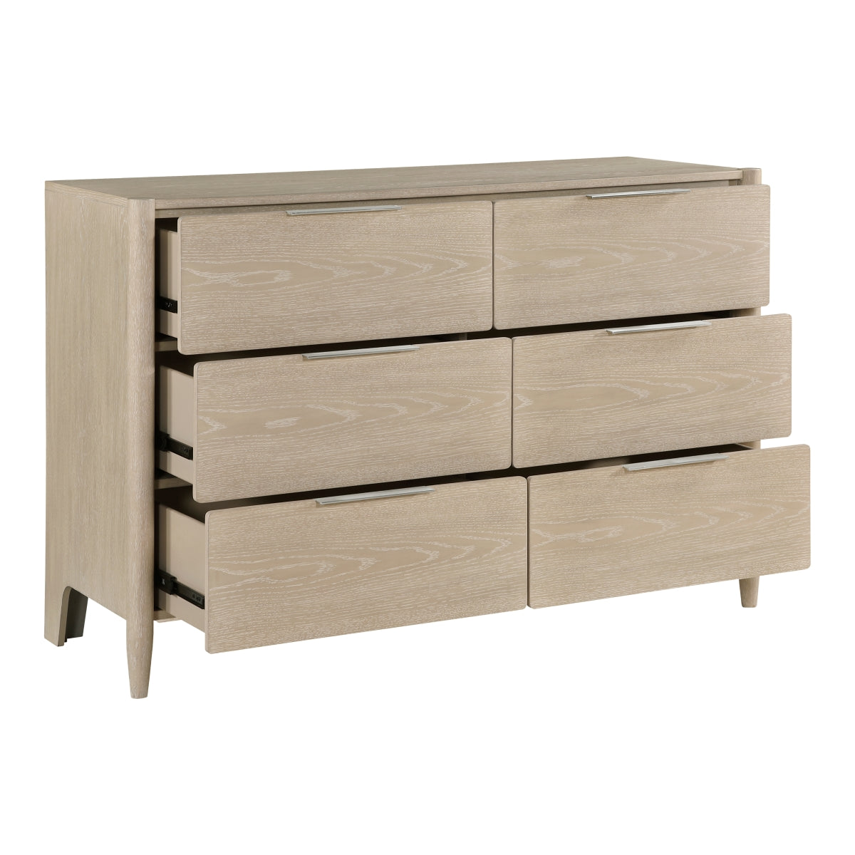 Commode double Laurent tiroirs ouverts - Meubles TOCO
