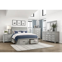 Commode 5 Tiroirs | Gris Clair | 9-7331