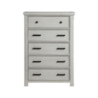 Commode 5 Tiroirs | Gris Clair | 9-7331