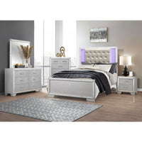 Commode 5 Tiroirs Aveline | Argent | 9-VS8241