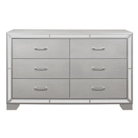 Commode 6 Tiroirs Aveline | Gris Clair | 5-VS8241