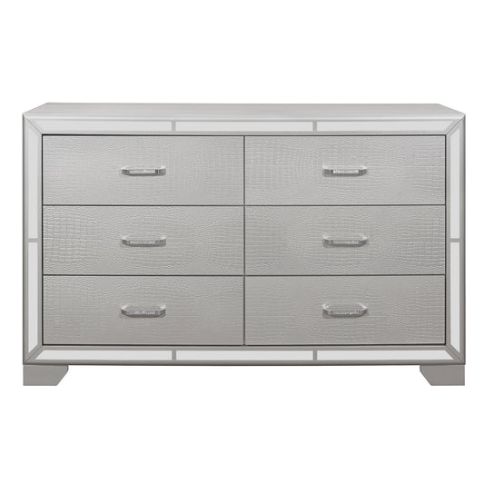 Commode 6 Tiroirs Aveline | Gris Clair | 5-VS8241