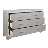 Commode 6 Tiroirs Aveline | Gris Clair | 5-VS8241