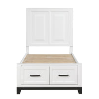 Lit Simple Complet Garretson | Blanc | 1-T541