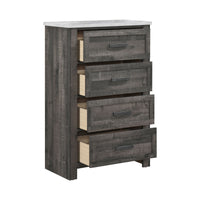 Commode 4 Tiroirs Beowulf | Gris Rustique | 9-5741