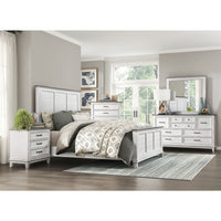 Commode 9 Tiroirs Chesterton | Blanc | 5-6341