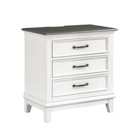 Table de Chevet Collection Chesterton | Blanc | 4-3641