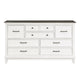 Commode 9 Tiroirs Chesterton | Blanc | 5-6341