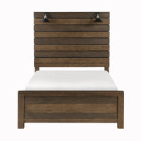 Lit Queen Complet Conway | Brun Antique | 1-7941