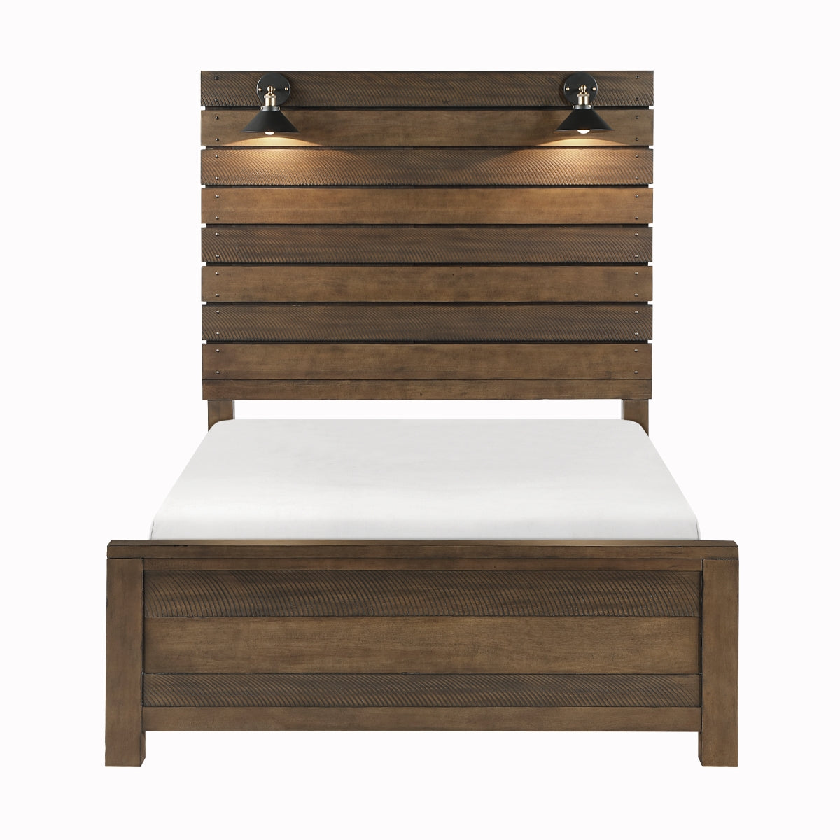 Lit King Complet Conway | Brun Antique | KE1-K7941