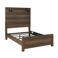 Lit Queen Complet Conway | Brun Antique | 1-7941