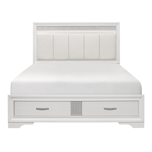 Lit King Complet Luster | Blanc | 1-WK5105