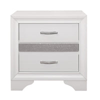 Table de Chevet Collection Luster | Blanc | 4-W5051
