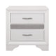 Table de Chevet Collection Luster | Blanc | 4-W5051