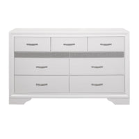 Commode 9 Tiroirs Luster | Blanc | 5-W5051